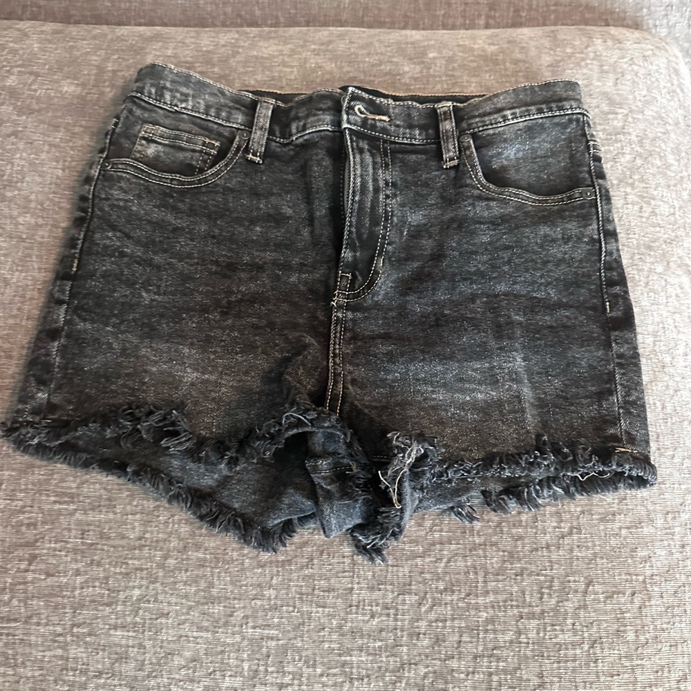 Kendall & Kylie Charcoal Jean Shorts